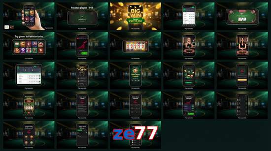 Main screen of Ze77 bet page for PK players